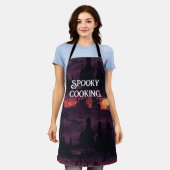 Personalizable para Cocina Espeluznante Halloween Schort (Gedragen)