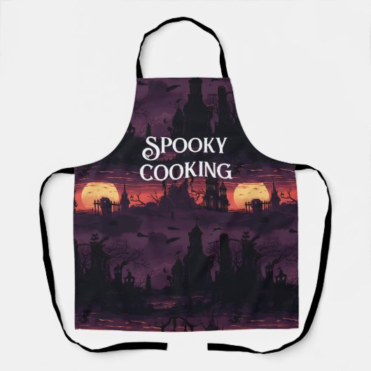  Personalizable para Cocina Espeluznante Halloween Schort (Voorkant)