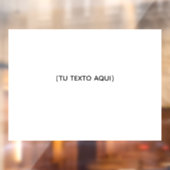 PERSONALIZABLE "TU TEXTO AQUI" RAAMSTICKER (Vel 2)