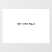 PERSONALIZABLE "TU TEXTO AQUI" RAAMSTICKER (Vel)