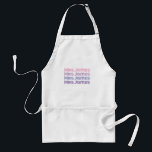Personalizable wedding bride cook apron standaard schort<br><div class="desc">easy to personalize!
let the world know your new name!
perfect gift for
honeymoon
wedding
engagement
bridal shower
newlywed
change the name... .or use the design tool and make further changes to color as desired</div>