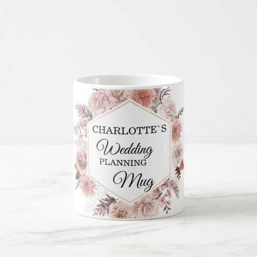 personalizable- Wedding-Planning-Mug Koffiemok (Center)