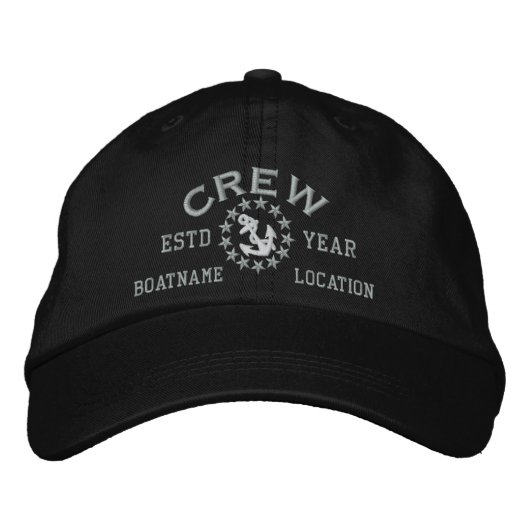 Personalizable YEAR and Names Crew Yacht Flag Pet (Voorkant)