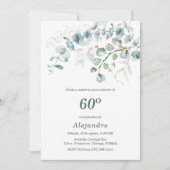 Personalizada Para Fiesta de 60 Cumpleaños Kaart (Voorkant)