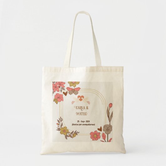 personalizada, Recuerdo Perfecto para tu Boda Tote Bag (Voorkant)