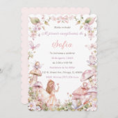 Personalizadas de Cumpleaños de Hadas Kaart (Voorkant / Achterkant)