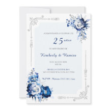 Personalizadas plata 25 años estilo 