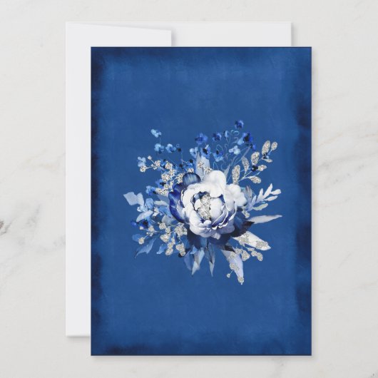 Personalizadas plata 25 años estilo  kaart (Achterkant)