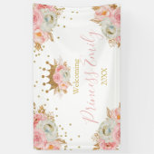 Personalizado de Banners Princesa Floral Rosa y Go (Verticaal)