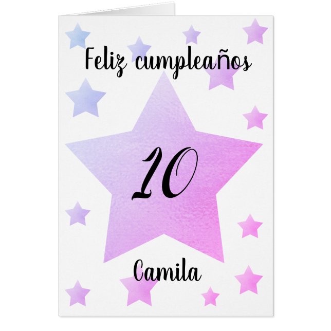 Personalizado Feliz Cumpleaños (Voorkant)