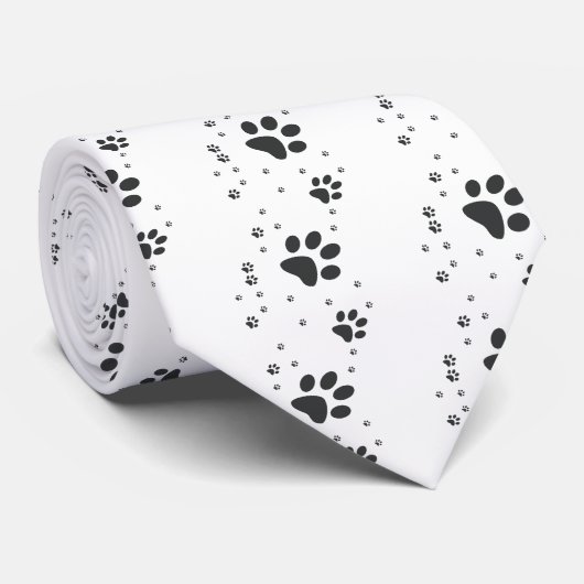 Personalizados com patinhas escuras stropdas (Opgerold)