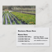 Personalize-2 Sided-Nursery en Gardening Visitekaartje (Voorkant / Achterkant)