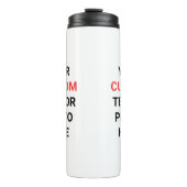 Personalize | Add Text, Photo,Logo or Design Here  Thermosbeker (Voorkant)