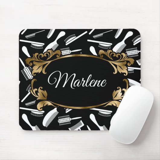 Personalize Beautician Mousepad Muismat (Met muis)
