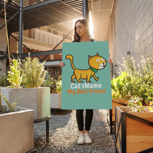 Personalize Best Friend Cat  Poster
