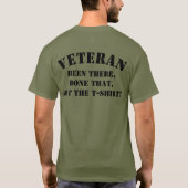 PERSONALIZE BRITISH ARMY VETERAN TRUCK T-Shirt (Achterkant)
