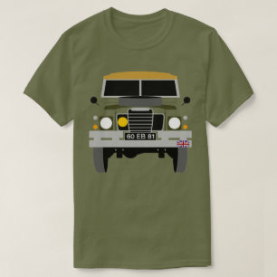 PERSONALIZE BRITSH ARMY VETERAN LAND-ROVER T-SHIRT