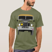 PERSONALIZE BRITSH ARMY VETERAN LAND-ROVER T-SHIRT (Voorkant)
