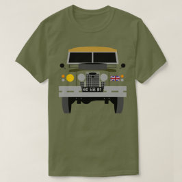 PERSONALIZE BRITSH ARMY VETERAN LAND-ROVER T-SHIRT