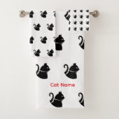 Personalize Cat Lovers Gift  Bad Handdoek (Insitu)