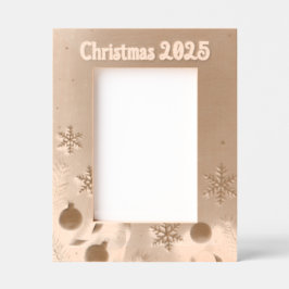 Personalize Christmas Laser Etched Picture Frame Gegraveerde Lijstjes