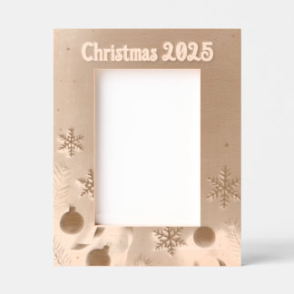 Personalize Christmas Laser Etched Picture Frame Gegraveerde Lijstjes