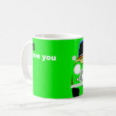 PERSONALIZE CLASSIC STRIPEY ORIGINAL MINI CAR KOFFIEMOK (Voorkant links)