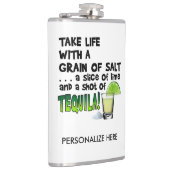 PERSONALIZE COCKTAIL FLASK - LIMOEN, ZOUT, TEQUILA HEUPFLES (Rechts)