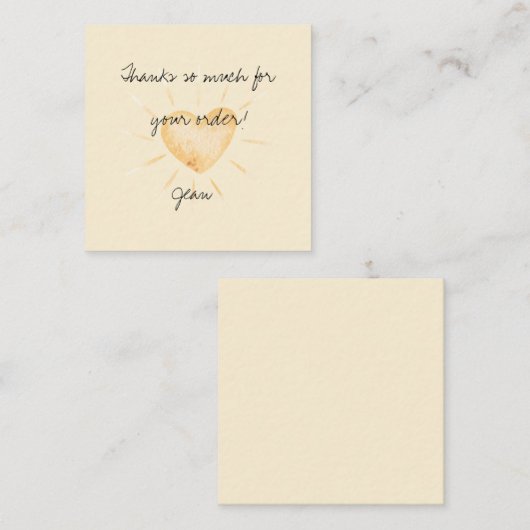 Personalize Contactkaartje (Voorkant / Achterkant)