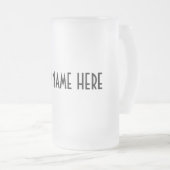 PERSONALIZE ~ Creëer Uw eigen Mok voor bier (Voorkant rechts)