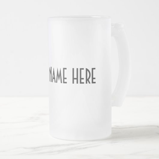 PERSONALIZE ~ Creëer Uw eigen Mok voor bier (Voorkant rechts)