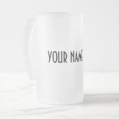 PERSONALIZE ~ Creëer Uw eigen Mok voor bier (Voorkant links)
