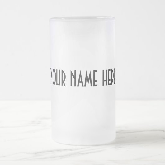 PERSONALIZE ~ Creëer Uw eigen Mok voor bier (Center)