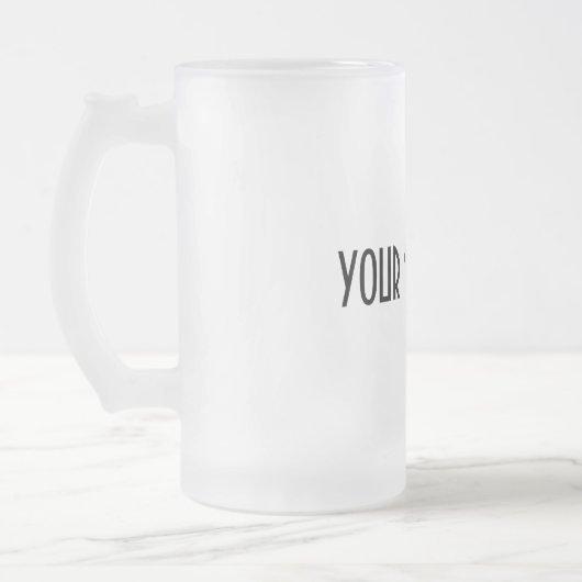 PERSONALIZE ~ Creëer Uw eigen Mok voor bier (Links)