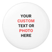 Personalize Custom Cabinet Drawer Pulls Knobs  Keramische Knop (Voorkant)