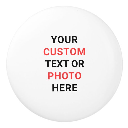 Personalize Custom Cabinet Drawer Pulls Knobs  Keramische Knop (Voorkant)