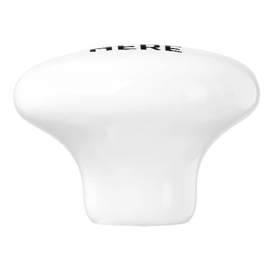 Personalize Custom Cabinet Drawer Pulls Knobs  Keramische Knop (Zijkant)