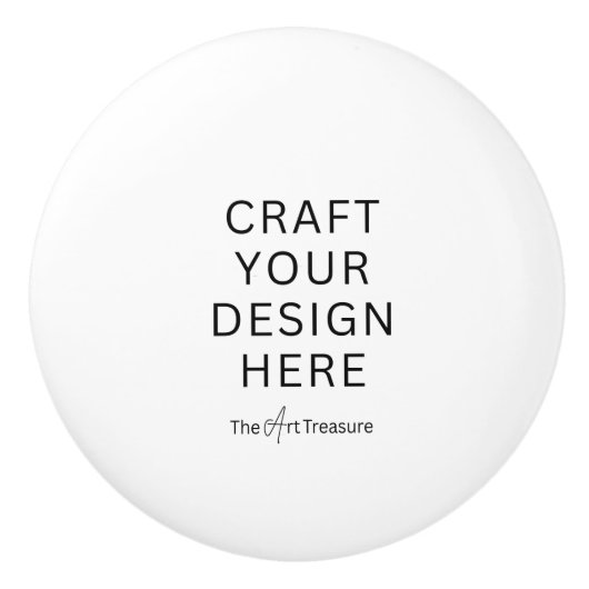 Personalize Custom Cabinet Drawer Pulls Knobs Keramische Knop (Voorkant)