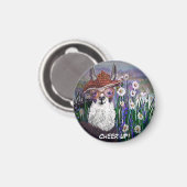 Personalize Cute, Fine and Funny Mama Llama Poster Magneet (Voorkant / Achterkant)