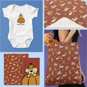 Personalize Cute Little Pumpkin Puppy Romper