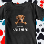 Personalize Cute Welcome Puppy 