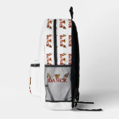 Personalize Dance sign with butterflies  Bedrukte Rugzak (Rechts)