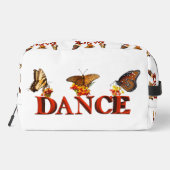 Personalize Dance sign with butterflies Toilettasje (Achterkant)