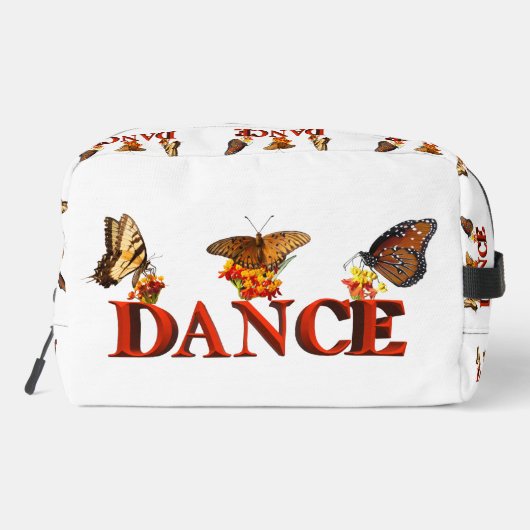 Personalize Dance sign with butterflies Toilettasje (Achterkant)