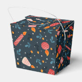 Personalize dark Festive mixed Candles Holiday Box Bedankdoosjes (Achterkant)