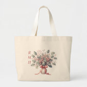 Personalize December Holly Tote Bag (Voorkant)