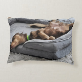 Personalize Dog Lover Pillow-Use Your Pet's Photo Accent Kussen