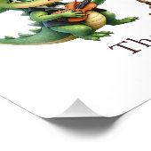 Personalize Dragon Art Print Custom Name Kids Room Foto Afdruk (Hoek)