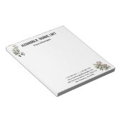 Personalize  Eucalyptus therapist  professional Notitieblok (Schuin)