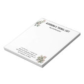 Personalize  Eucalyptus therapist  professional Notitieblok (Linkerzijde)